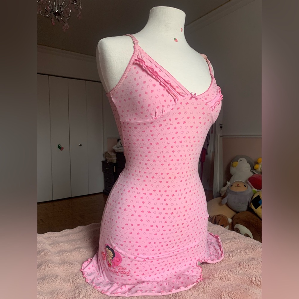 Pink Betty Boop Slip Dress 💗